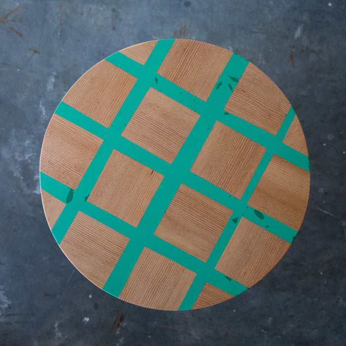 Toad Stool - Green Grid