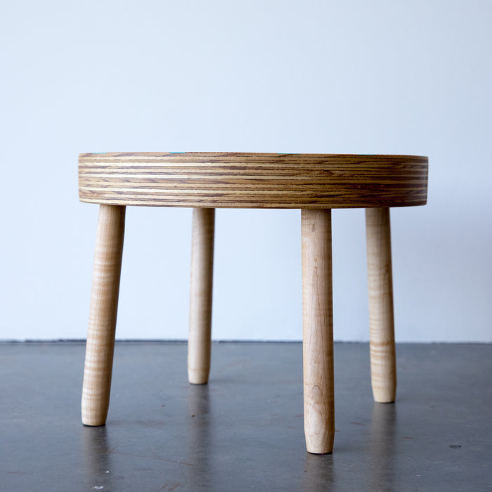 Toad Stool - Turquoise Grid